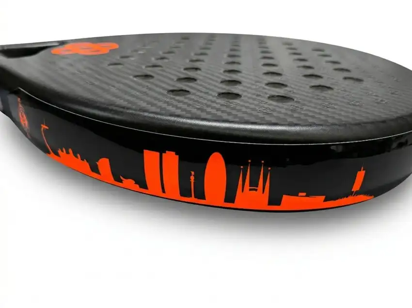 Padel Barcelona Skyline Naranja · fotografía 2